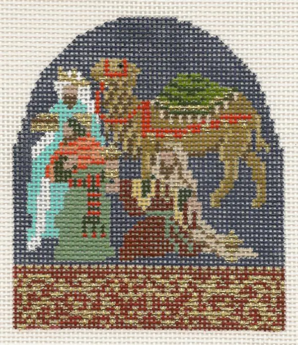 Wisemen Bearing Gifts 18 Mesh