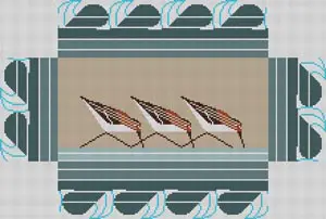Sanderlings Brickcover -8.5 x 12.5" - 18 Mesh
