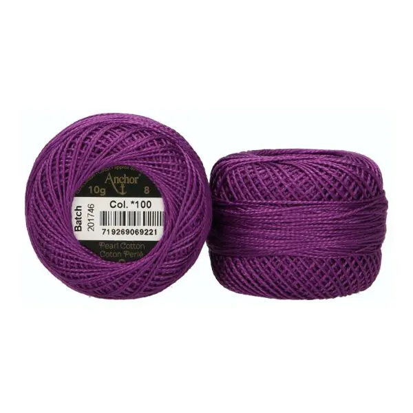 100-Anchor Pearl Cotton 8 Balls