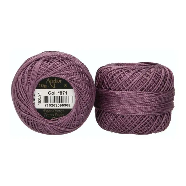 871-Anchor Pearl Cotton 8 Balls