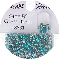Size 8 Glass Beads