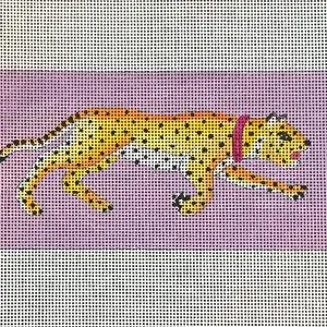 Cheetah on Purple 6" x 3" Insert- 18 Mesh