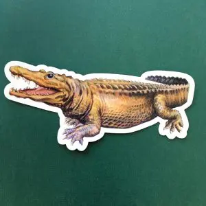 Vintage Alligator Sticker