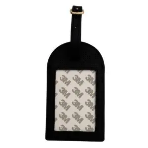Self-Finishing Bag Tag - Black