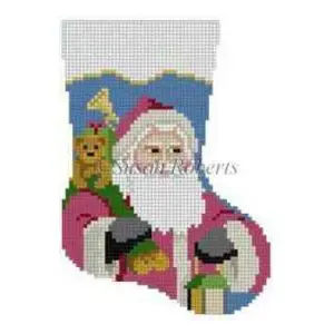 Old World Santa with Toys Mini Stocking - 6" tall - 13 M