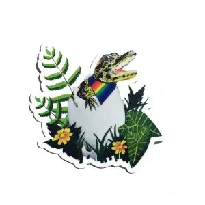 Gay Pride Gator Sticker