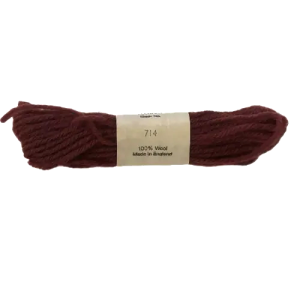 714-Wine Red -Crewel