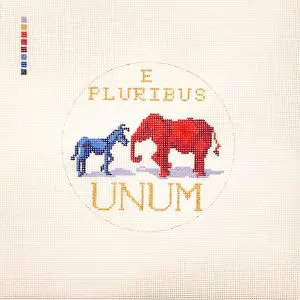 E Pluribus Unum 4" Round