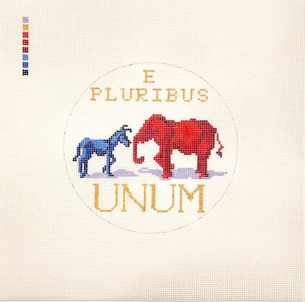 E Pluribus Unum 4" Round