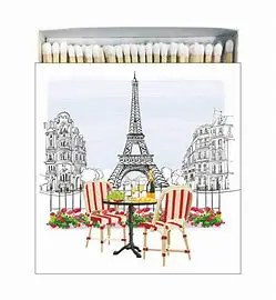 Bistro de Paris Fancy Square Matches