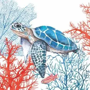 Turtle Cocktail Napkins