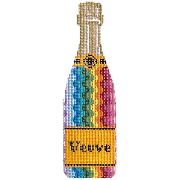 Rainbow Veuve Bottle