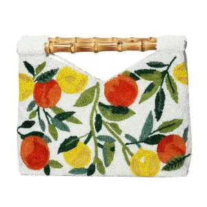 Citrus Beaded Handbag