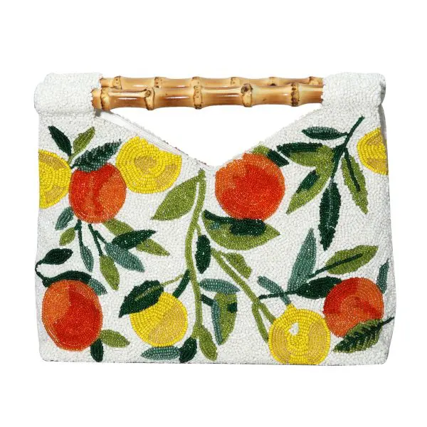 Citrus Beaded Handbag