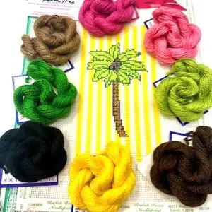 Palm Tree Eyeglass Case Kit