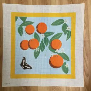 Orange Blossom 18" x 18" 13 Mesh