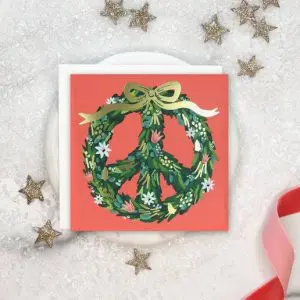 Peace Wreath Card - Boxed Set of 8