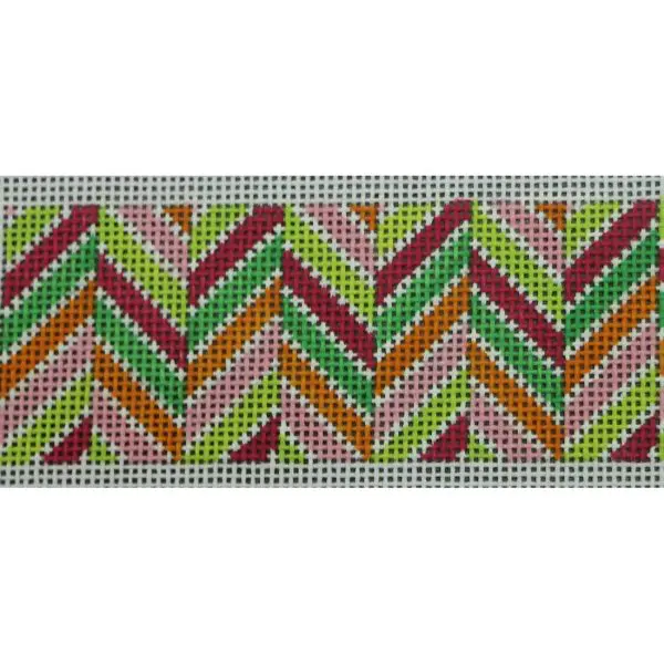 Chevron Pinks, Greens, And Oranges Sunglass Strap-KKSGS10B