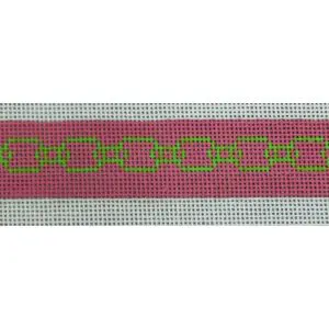 Green Chain On Pink - Sunglass Strap-KKSGS7