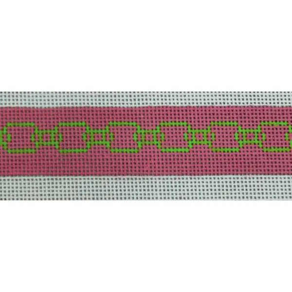 Green Chain On Pink - Sunglass Strap-KKSGS7