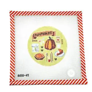 Pumpkin Pie -18 Mesh 4" Round