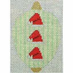 Bauble Gold Tb Santa Hats -KKO218M-2.5x3.5 - 18M