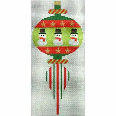 Round With Pinpoint Bars Snowman-KKO218Y-2.5x6 - 18M