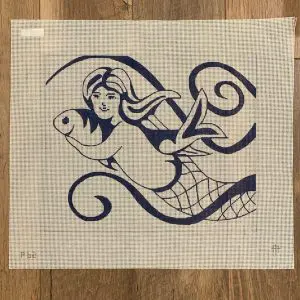 Blue Mermaid 14" x 11.5"-13 Mesh