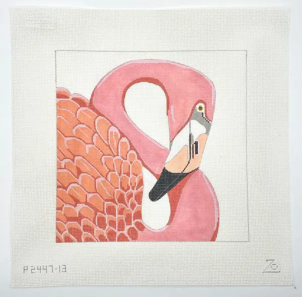 Rhett-Flamingo 10" x 10"-13 Mesh