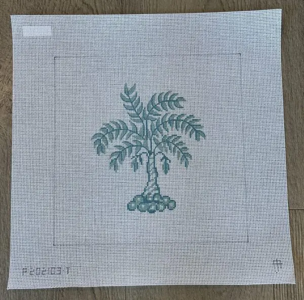 Boutique Aqua Palm 10" x 10"-13 Mesh