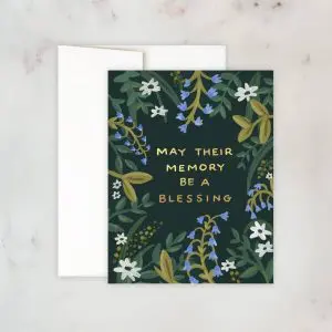 Memory Blessing Card