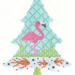 Tropics Flamingo Tree 3.75 x 4.5 " - 18 Mesh