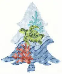 Sea Turtle Tree 3.75 x 4.5 " - 18 Mesh