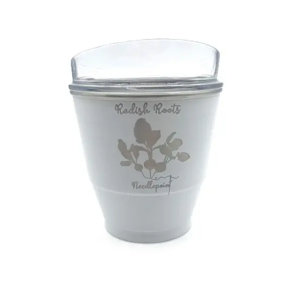 Radish Roots-Pirani Stackable Great White Wine Tumbler-10 oz