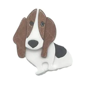 Vintage Dog-1 1/2" x 2 1/4"