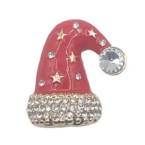 Vintage Santa Hat-1 3/4" x 1 3/4"
