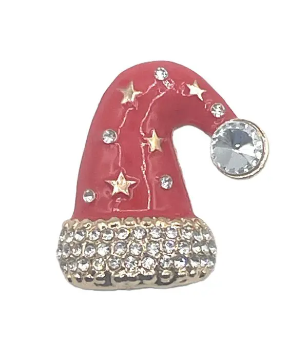 Vintage Santa Hat-1 3/4" x 1 3/4"