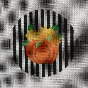 O-10-Pumpkin-18 Mesh-4" round