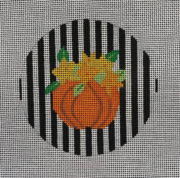 O-10-Pumpkin-18 Mesh-4" round