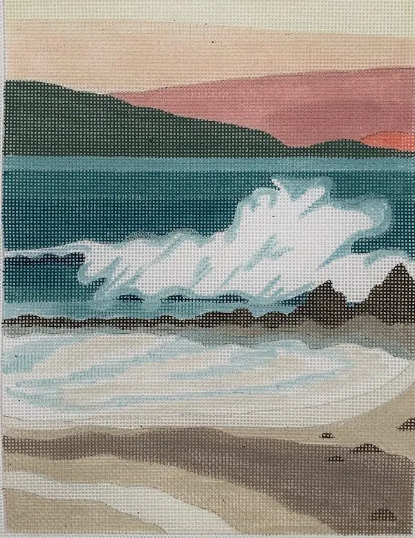 AL-043-Seaside Graphic Landscape-13 Mesh-11 x 14