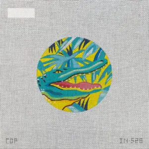 IN528-Turquoise Gator-4" round /18M