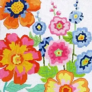 Garden Party - 14" x 14" - 13 Mesh