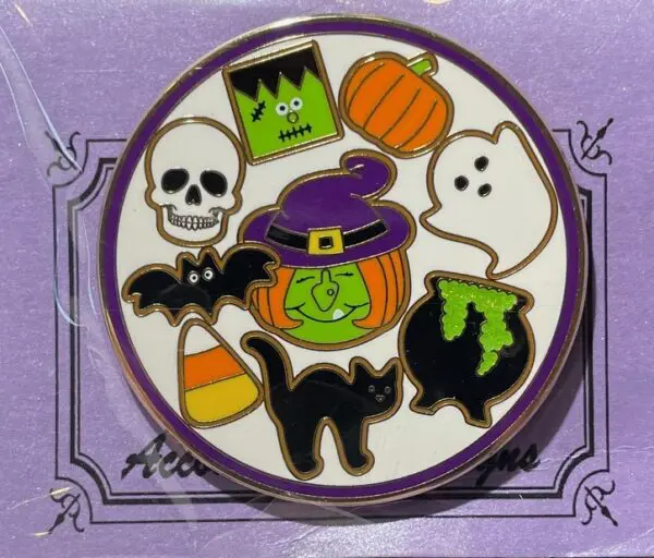 Halloween Cookie Plate- 1 3/4" Round