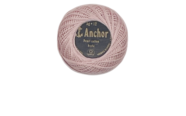 893- Vy Lt Shell Pink-Pearl Cotton 12