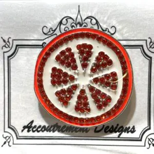 Orange Slice- 1 1/2" Round