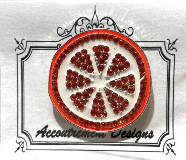 Orange Slice- 1 1/2" Round