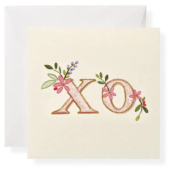 Floral XO Gift Enclosure