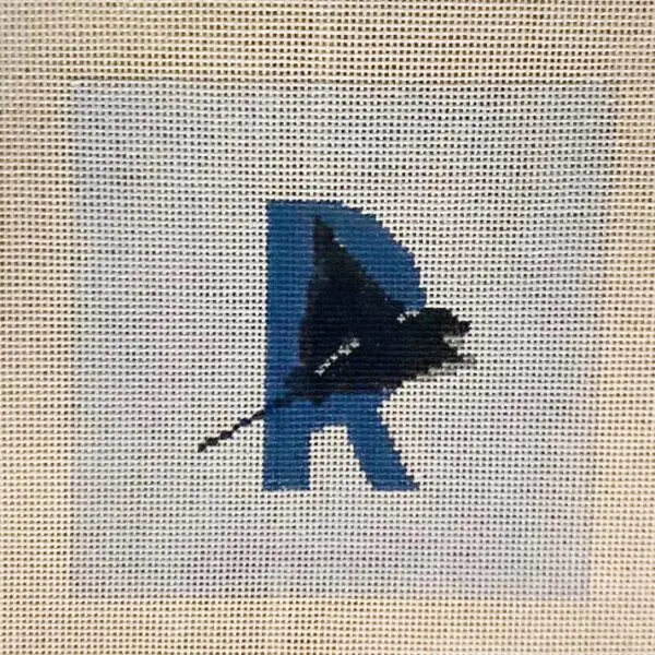 R Is For Ray- 4.5" x 4.5"-18 Mesh