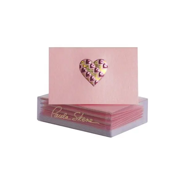 Heart of Hearts on Pink Enclosure Card: Single Sleeved Card