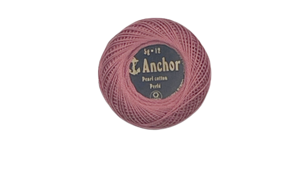 896- Dk Shell Pink-Pearl Cotton 12